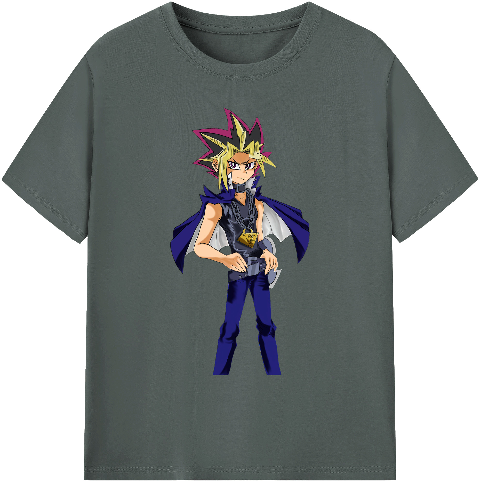 （画像用） 遊☆戯☆王 Yu-Gi-Oh! 綿100％ メンズ半袖Tシャツ｜肌触りやわらか＆通気性